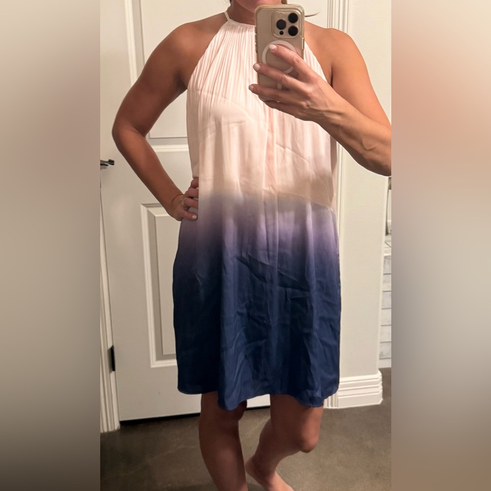 Catherines Cream Pleated Dress